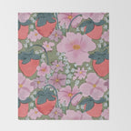 strawberry fields II Throw Blanket Gallery Image 2