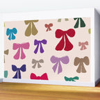 Bow Pattern in Multicolor Wall Mural Gallery Image 2