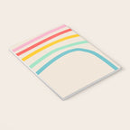 Abstract Pastel Rainbow Lines Notebook Gallery Image 3