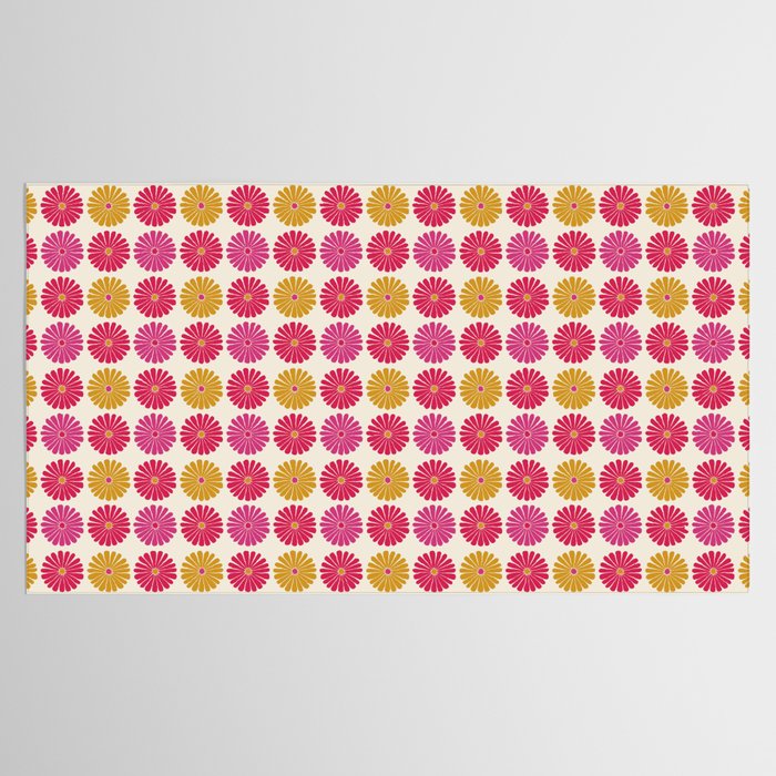 Retro Summer Daisies VII Tablecloth Gallery Image 2