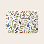 Endangered Birds Around the World Bath Mat Gallery Image 1