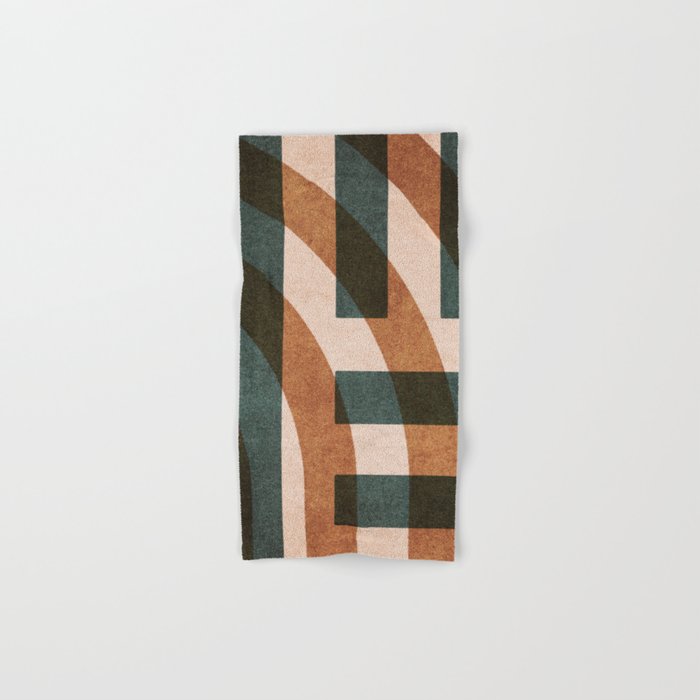 ABSTRACT ALPHABET / Decorative H Bath Towel Gallery Image 1