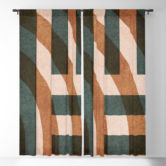ABSTRACT ALPHABET / Decorative H Window Curtain Gallery Image 5