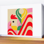 Rooster Pride Wall Mural Gallery Image 2