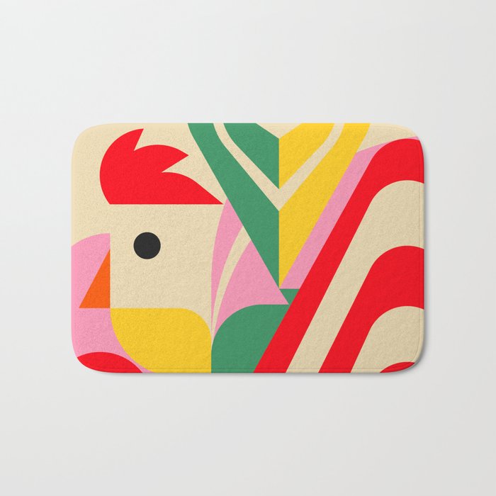 Rooster Pride Bath Mat Gallery Image 1