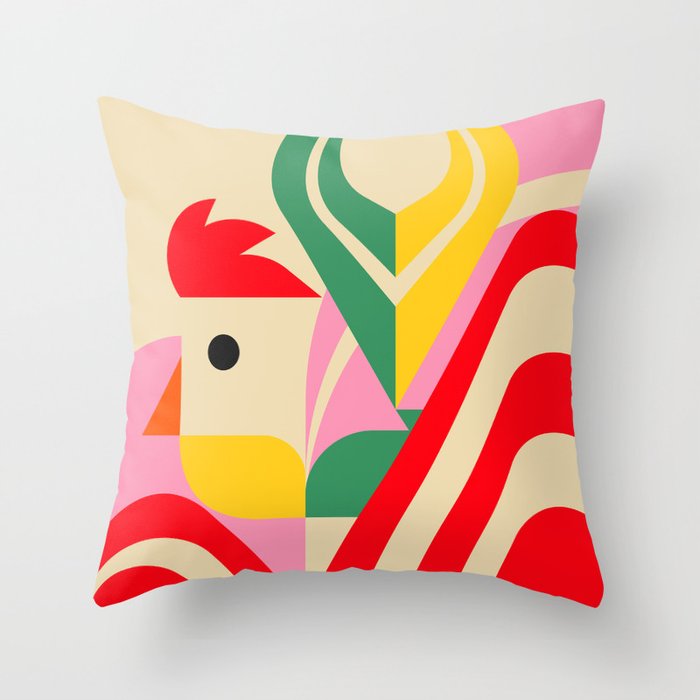 Rooster Pride Throw Pillow Gallery Image 6