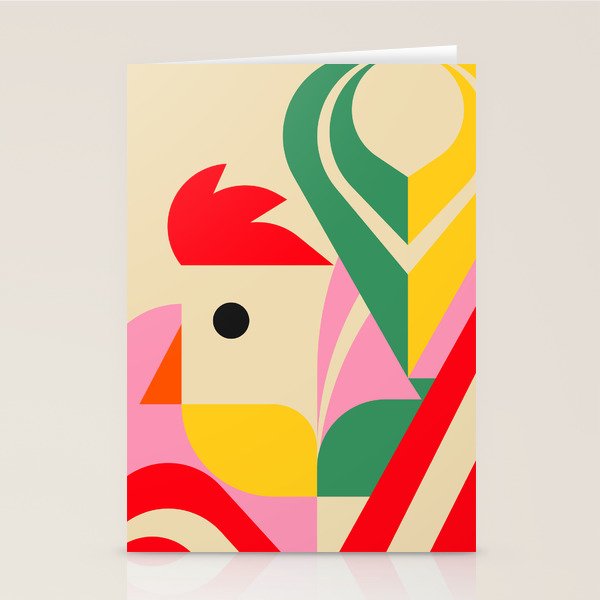 Rooster Pride Stationery Card Gallery Image 2