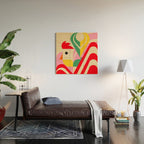 Rooster Pride Wood Wall Art Gallery Image 2
