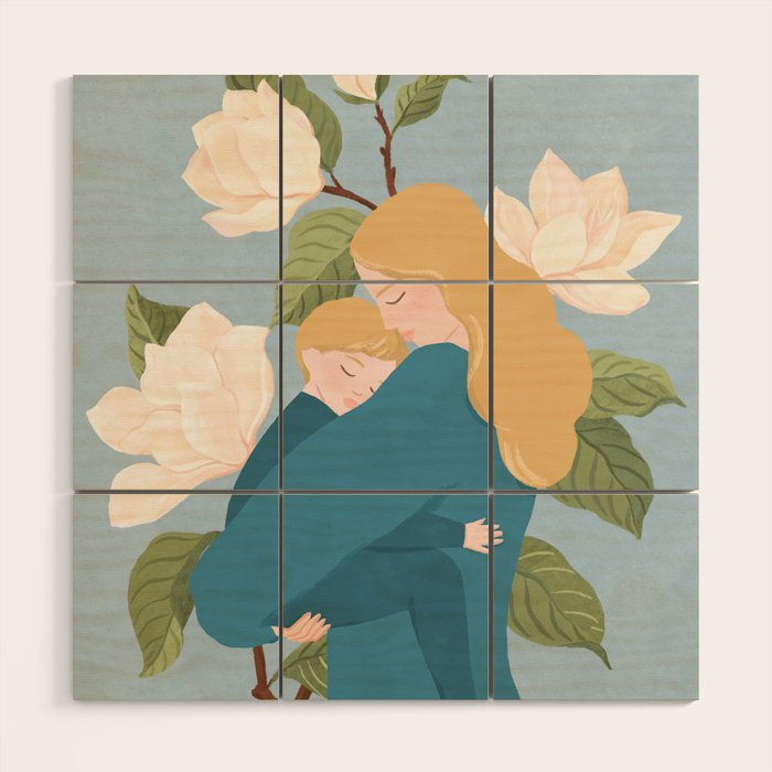 Mother's Touch (blond) Wood Wall Art Gallery Image 1