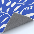 botanical leaf-blue  Rug Gallery Image 4