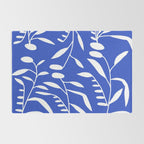 botanical leaf-blue  Rug Gallery Image 2