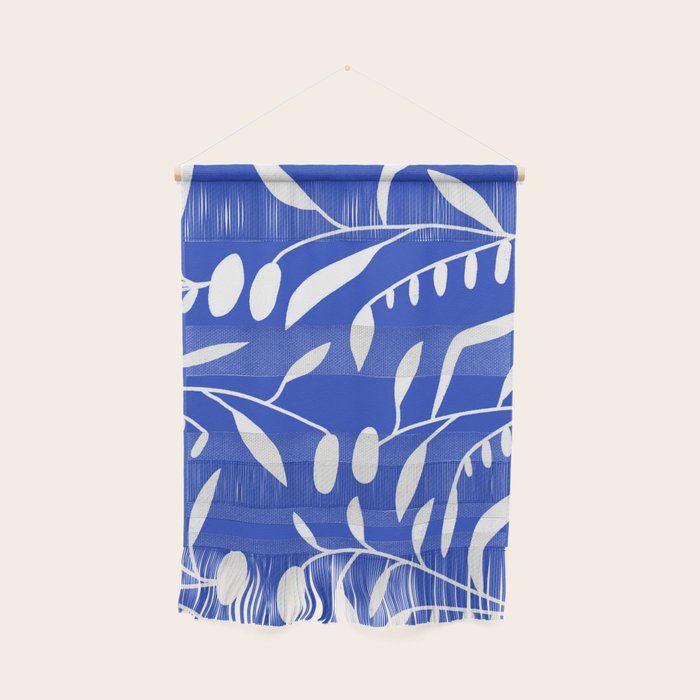 botanical leaf-blue  Wall Hanging Gallery Image 1