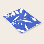 botanical leaf-blue  Notebook Gallery Image 3