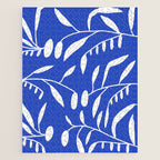 botanical leaf-blue  Jigsaw Puzzle Gallery Image 1