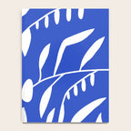 botanical leaf-blue  Notebook Gallery Image 4