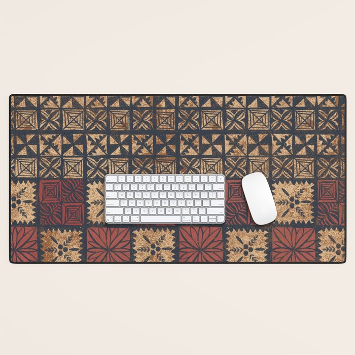UrbanNesian Tongan Ngatu | Mua Desk Mat Gallery Image 1