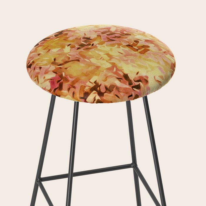 Confetti Autumn Orange Stool Gallery Image 2