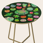 Baby succulent 3 - Mesembs (dark) Side Table Gallery Image 2