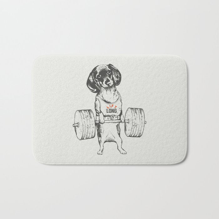 Dachshund Lift Bath Mat Gallery Image 1