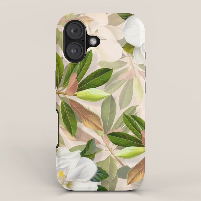 Magnolia Flowers Spring Blossom iPhone Case Gallery Image 1