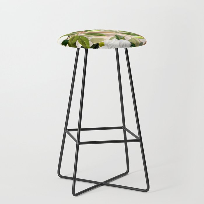 Magnolia Flowers Spring Blossom Stool Gallery Image 1
