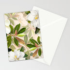 Magnolia Flowers Spring Blossom Stationery Card Gallery Image 2