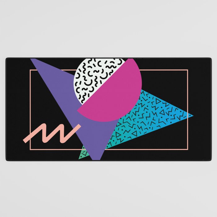 Memphis pattern 39 - 80s / 90s Retro Desk Mat Gallery Image 3