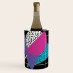 Memphis pattern 39 - 80s / 90s Retro Wine Chiller Gallery Image 1