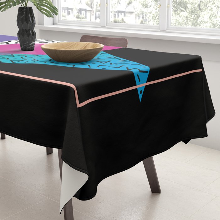 Memphis pattern 39 - 80s / 90s Retro Tablecloth Gallery Image 3