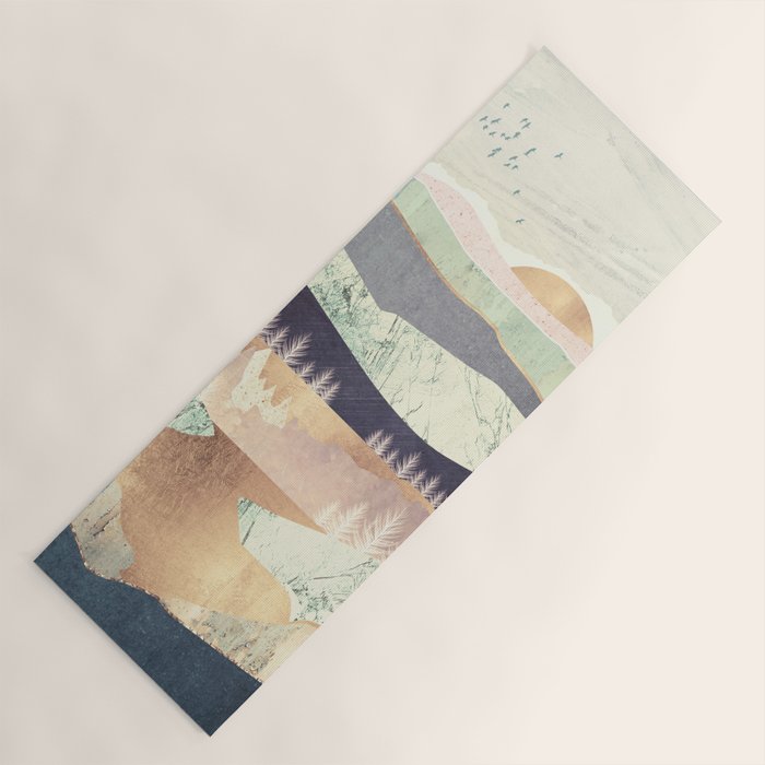 Golden Spring Reflection Yoga Mat Gallery Image 1