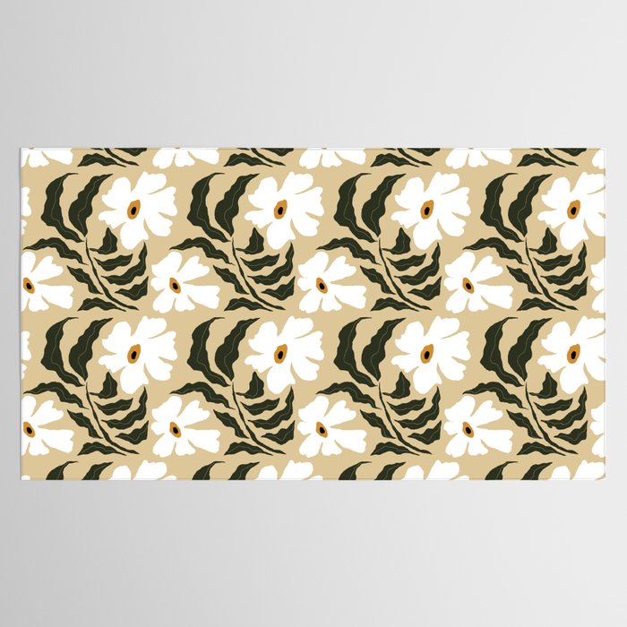 White daisy  Tablecloth Gallery Image 2
