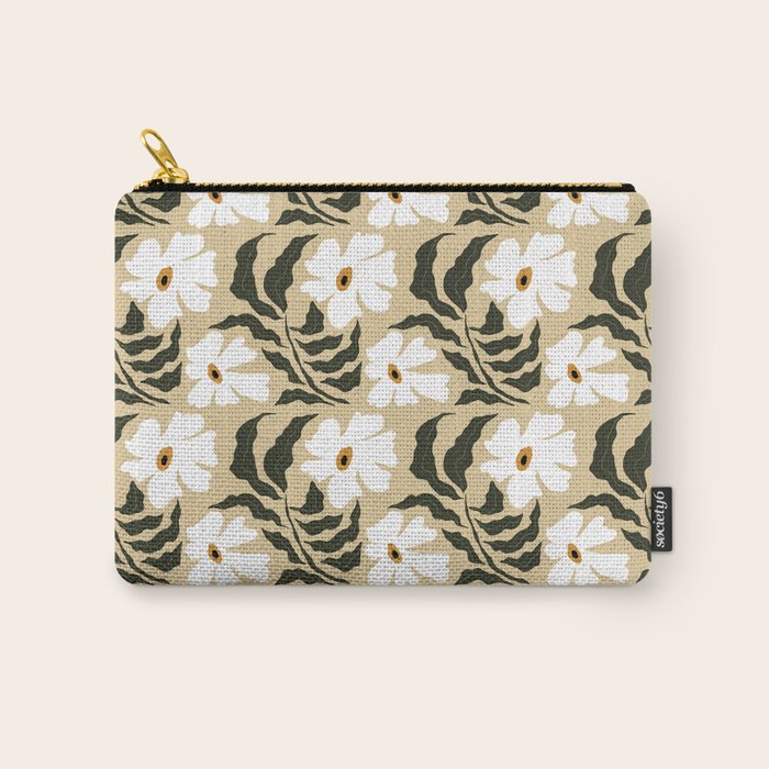 White daisy  Carry All Pouch Gallery Image 1