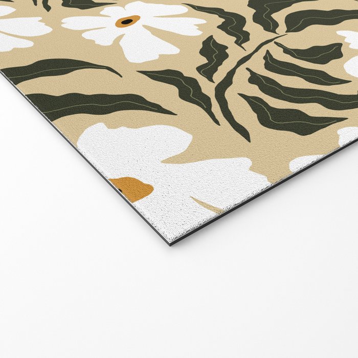 White daisy  Welcome Mat Gallery Image 2