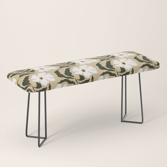 White daisy  Bench Gallery Image 1