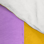 Sunny yellow and purple stripes Comforter Gallery Image 4