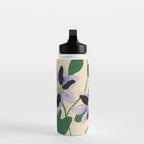Clematis Botanical Illustration Water Bottle Gallery Image 3