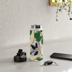 Clematis Botanical Illustration Water Bottle Gallery Image 4