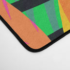 Wild Tropics Colorful Abstract Pattern Desk Mat Gallery Image 4