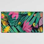 Wild Tropics Colorful Abstract Pattern Desk Mat Gallery Image 3