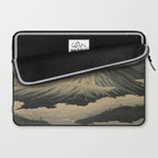 Shotei Takahashi Four Seasons of Mount Fuji Near Omuro Kawase Hasui Japanese Woodblock Print Laptop Sleeve Gallery Image 2