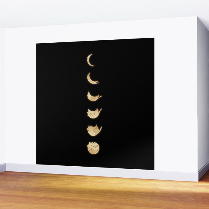 Cat Landscape 57: Phases of the Meow Wall Mural Gallery Image 2