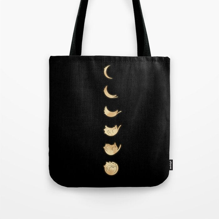 Cat Landscape 57: Phases of the Meow Tote Bag Gallery Image 1