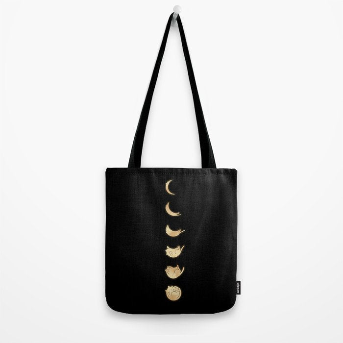 Cat Landscape 57: Phases of the Meow Tote Bag Gallery Image 2
