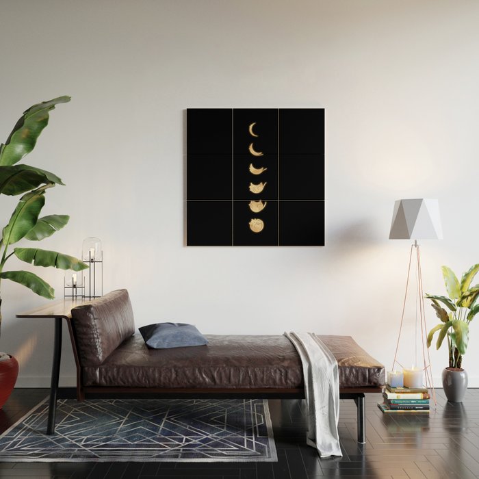 Cat Landscape 57: Phases of the Meow Wood Wall Art Gallery Image 2