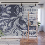 Marble indigo Wall Mural Gallery Image 1