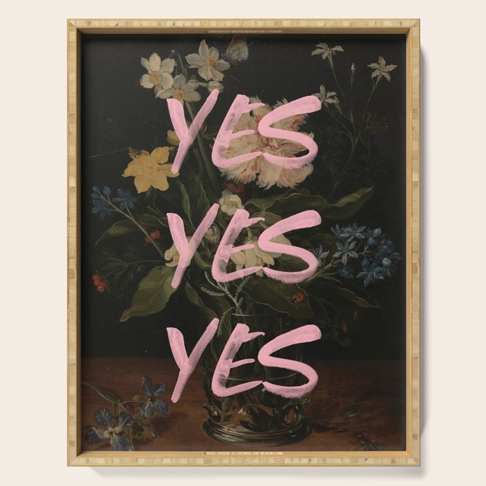 Yes Yes Yes Serving Tray Gallery Image 1