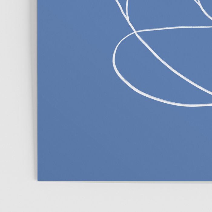 About Kaleidoscopes (classic blue) Poster Gallery Image 3