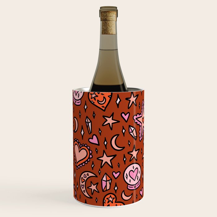 Love Witch Print in Red Wine Chiller Gallery Image 1