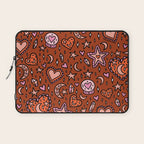 Love Witch Print in Red Laptop Sleeve Gallery Image 1