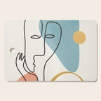 Abstract Faces 32 Cutting Board Gallery Image 1